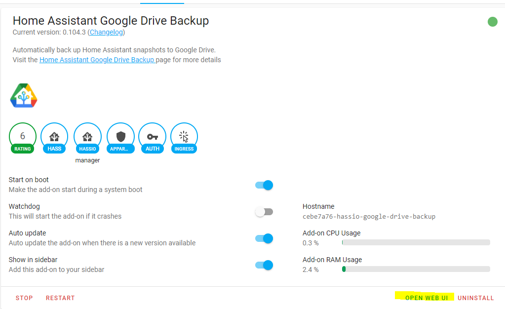 How do I backup and restore Home Assistant