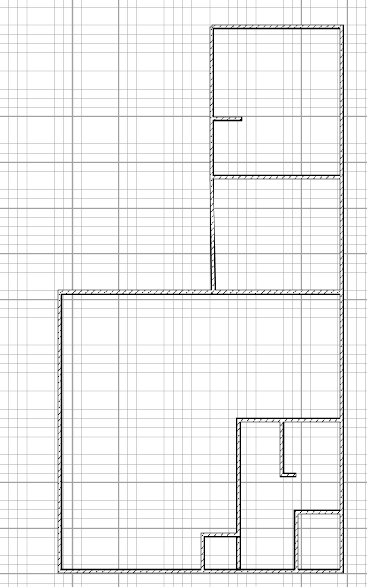 Creating a floorplan with sweethome3d