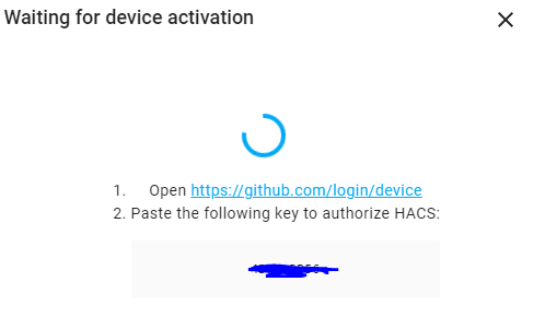 Activate github for hacs