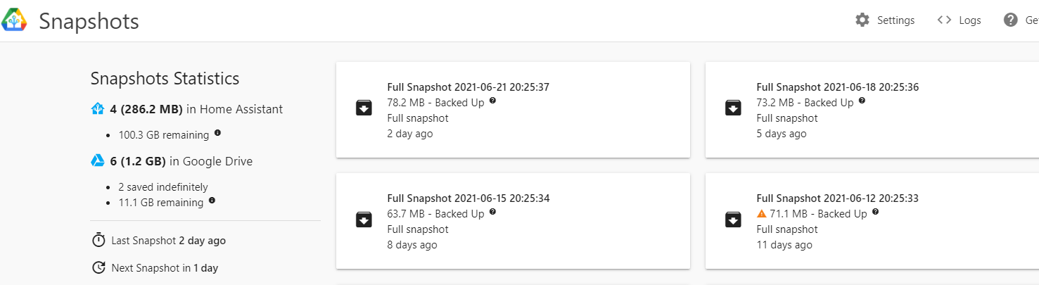 How do I backup and restore Home Assistant with google drive? - The