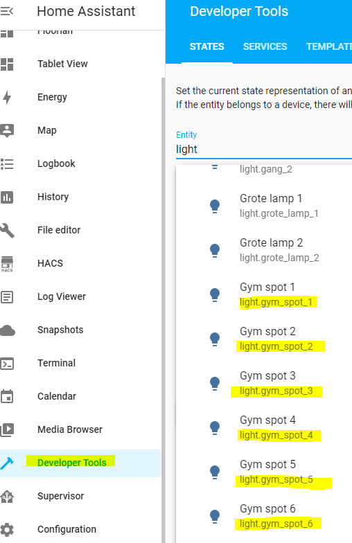 How to create group of lights in home assistant - Automation